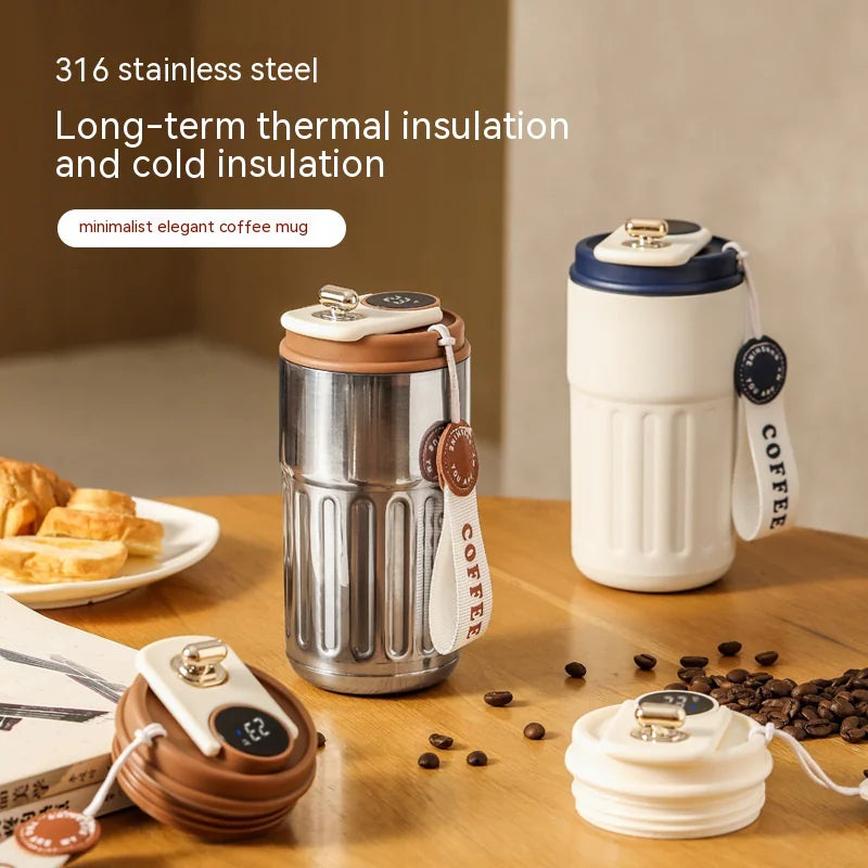 Thermosfles met display